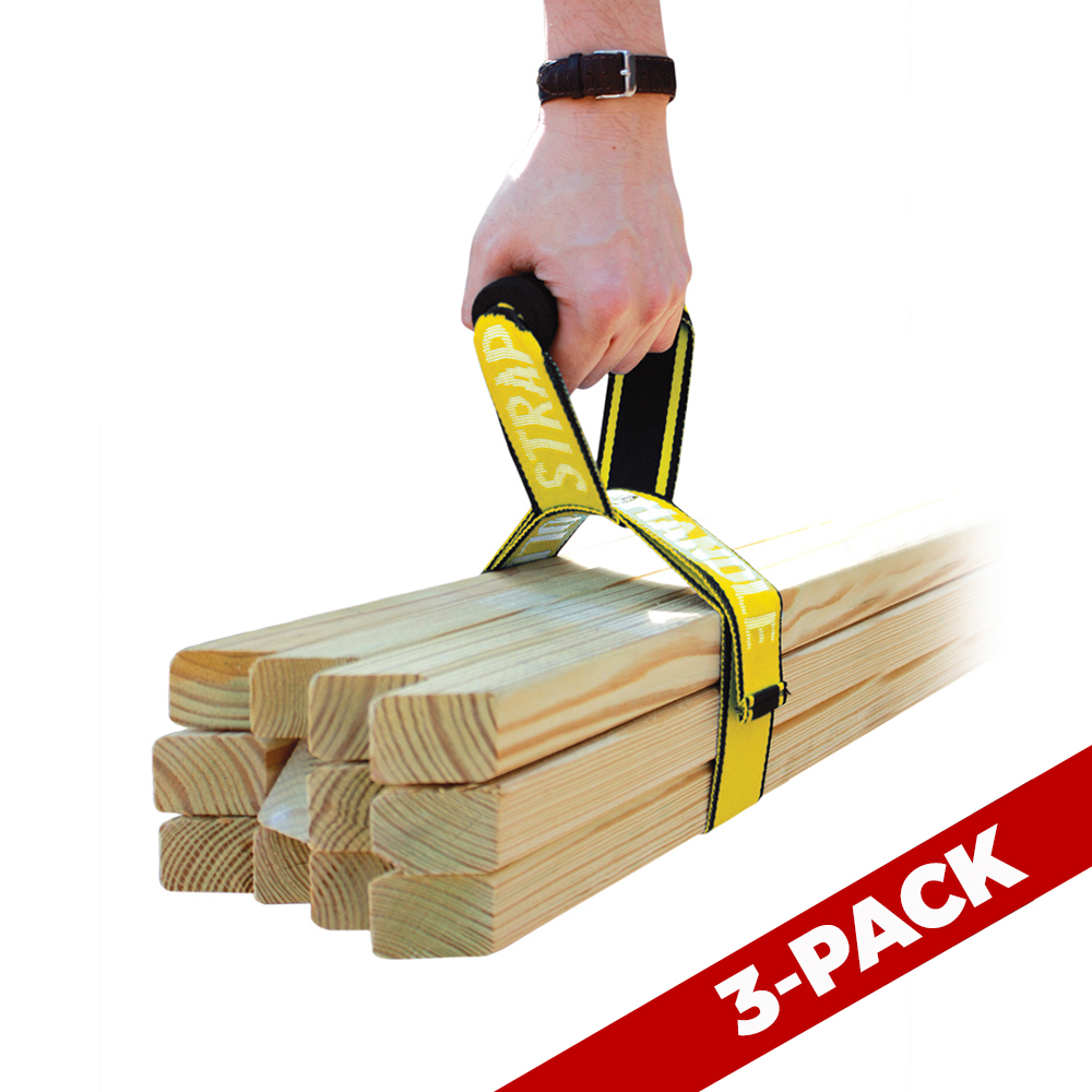 6 ft. Strap-a-Handle - EZ Clip System - Carry 40lbs by Strap-A-Handle